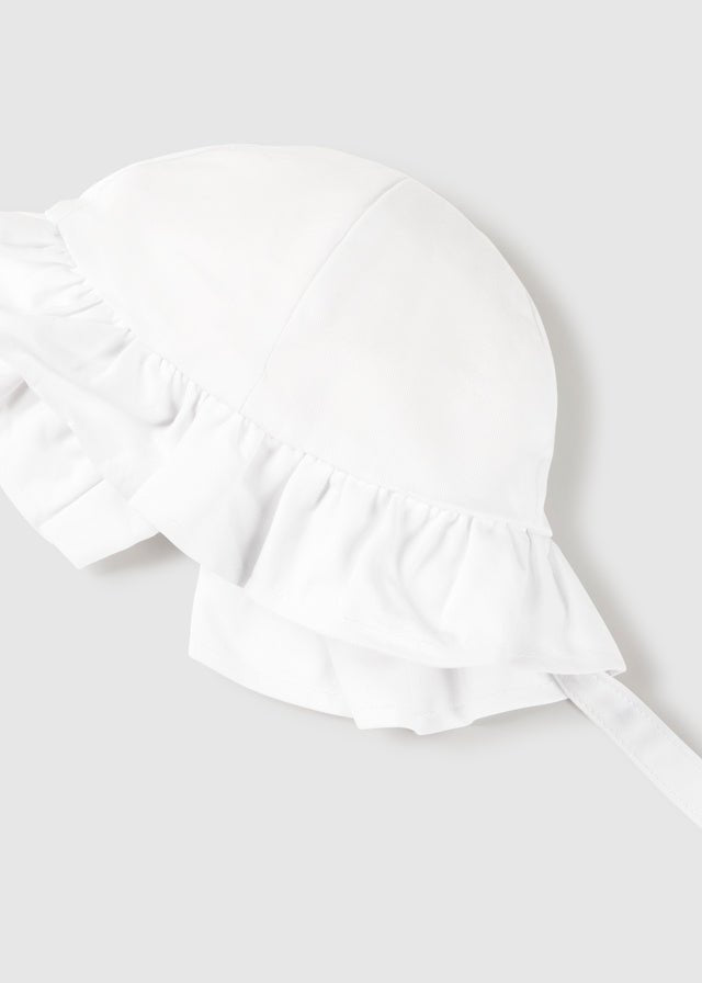 Cappello Cotone Lyocell Bianco 9070/66 corredino e abbigliamento neonato | NANU' BABY