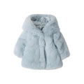 White Eco-Fur Coat for Girls 3F735/3942