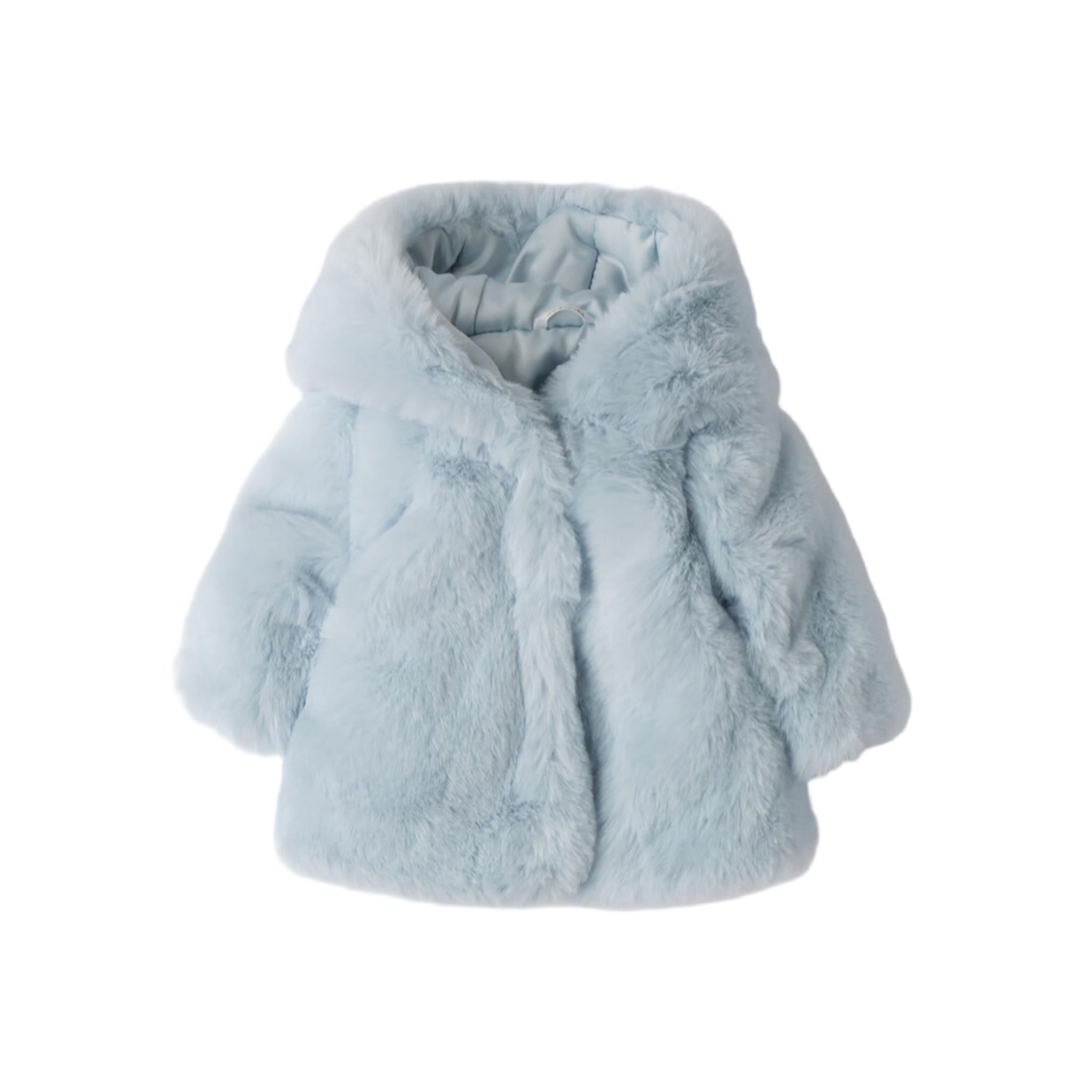 White Eco-Fur Coat for Girls 3F735/3942