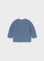 Cardigan Cotone Tricot Blu 1306/34 corredino e abbigliamento neonato | NANU' BABY
