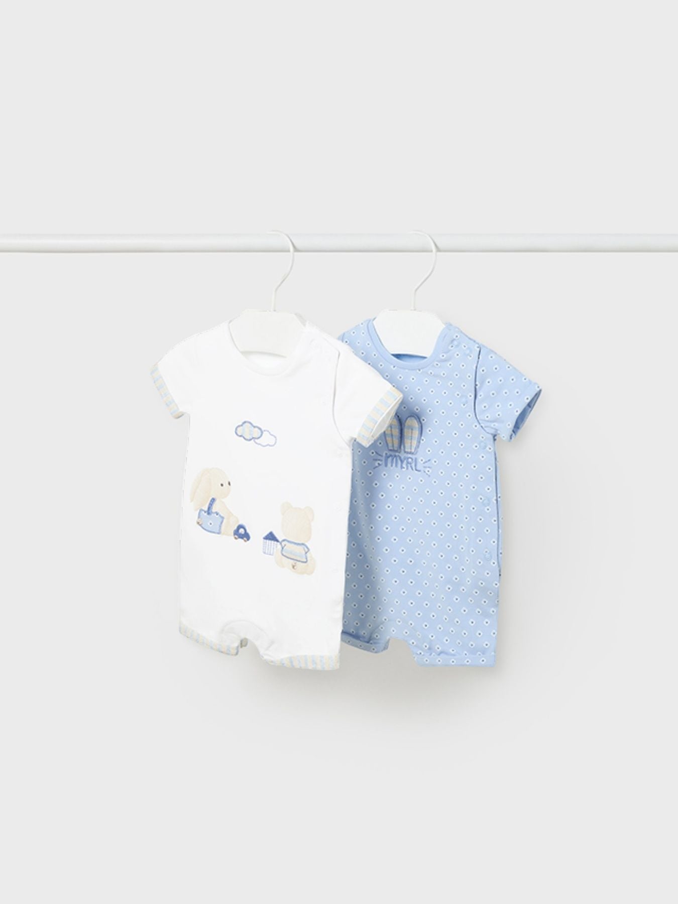 Set 2 pagliaccetti corti Bimbo CIELO 1722/C
