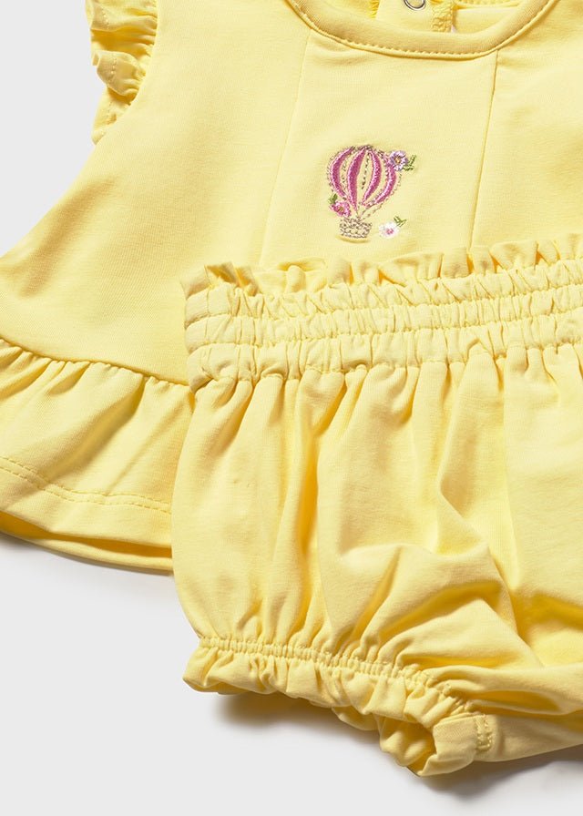 Completo 4 Pezzi Cotone Giallo 1639/71 corredino e abbigliamento neonato | NANU' BABY