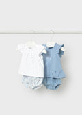 Completo 4 Pezzi Cotone Turchese 1639/70 corredino e abbigliamento neonato | NANU' BABY