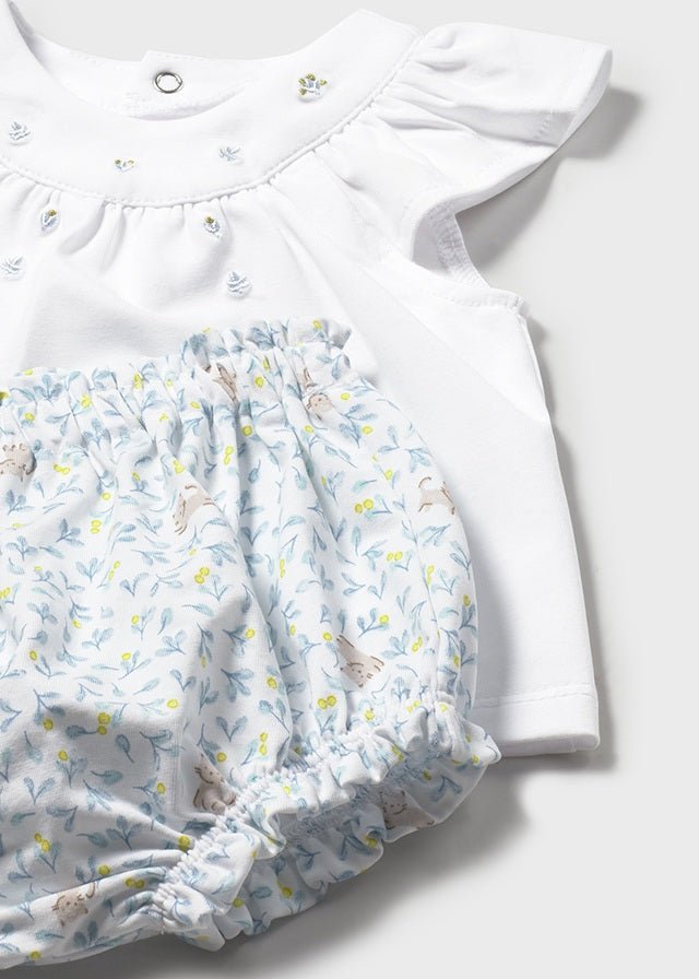 Completo 4 Pezzi Cotone Turchese 1639/70 corredino e abbigliamento neonato | NANU' BABY