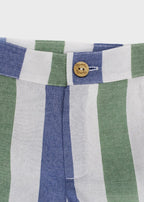 Completo Bermuda Coreana Azzurro 1221/27 corredino e abbigliamento neonato | NANU' BABY