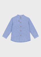 Completo Bermuda Coreana Azzurro 1221/27 corredino e abbigliamento neonato | NANU' BABY