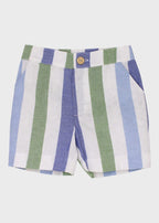 Completo Bermuda Coreana Azzurro 1221/27 corredino e abbigliamento neonato | NANU' BABY