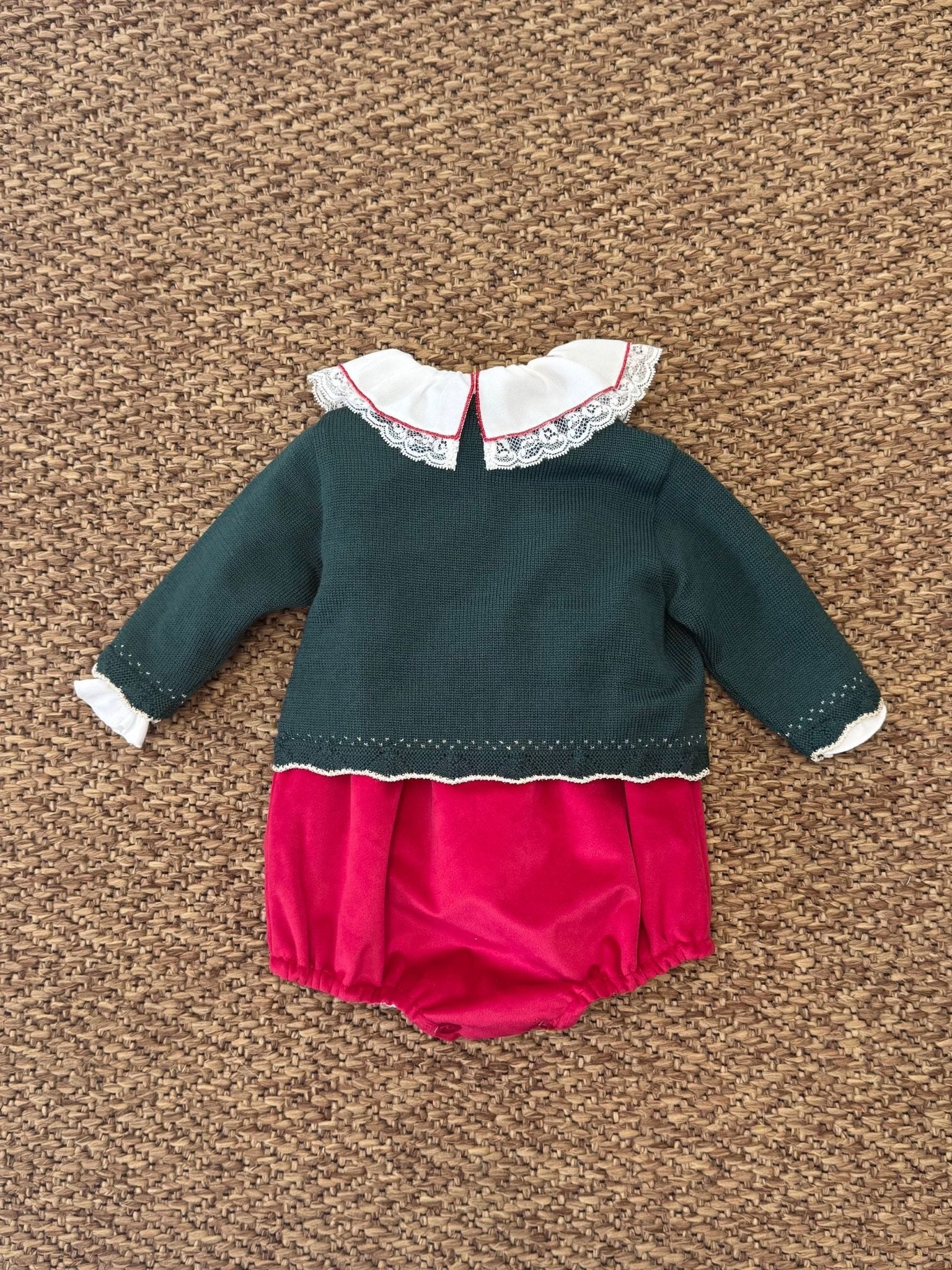 Completo Bimba VERDE IM32160 corredino e abbigliamento neonato | NANU' BABY