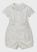 Completo Cerimonia Elegante Panna B3411/94 corredino e abbigliamento neonato | NANU' BABY