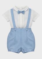 Completo Cerimonia Elegante Panna G3438/20 corredino e abbigliamento neonato | NANU' BABY