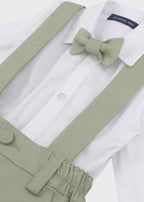 Completo Cerimonia Gilet Bermuda Verde Salvia corredino e abbigliamento neonato | NANU' BABY