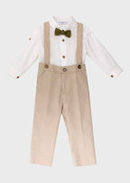 Completo Cerimonia Verde MN568442/4951 corredino e abbigliamento neonato | NANU' BABY