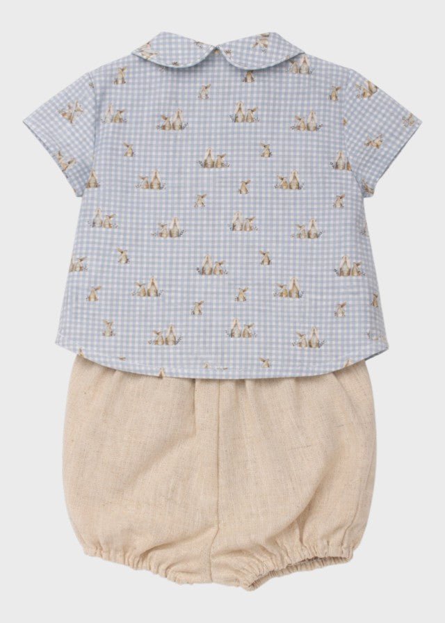 Completo Coniglietti Cielo 0012/59 corredino e abbigliamento neonato | NANU' BABY