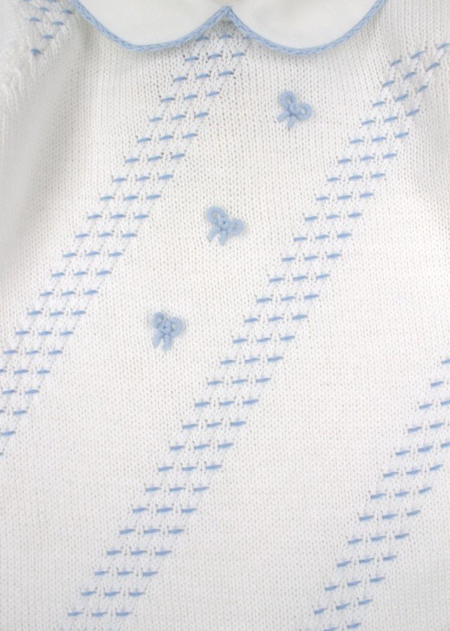 Completo Cotone Fiocchetti Cielo ENEA/CN corredino e abbigliamento neonato | NANU' BABY