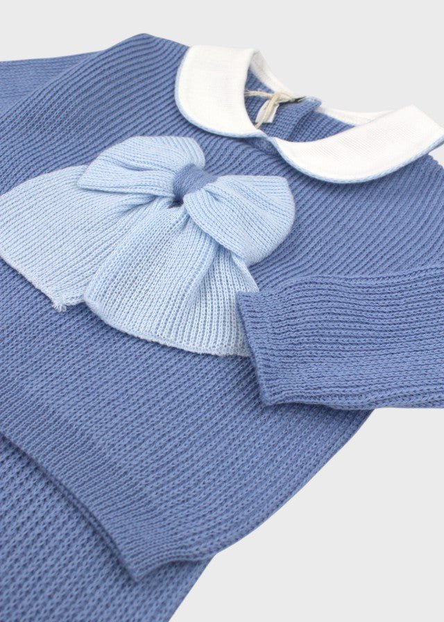 Completo Cotone Fiocco Petalo INGLESE/596 - C corredino e abbigliamento neonato | NANU' BABY