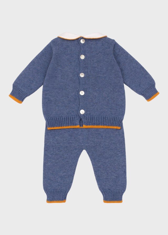 Completo Cotone Macchinina Blu CETIN/CN - B corredino e abbigliamento neonato | NANU' BABY