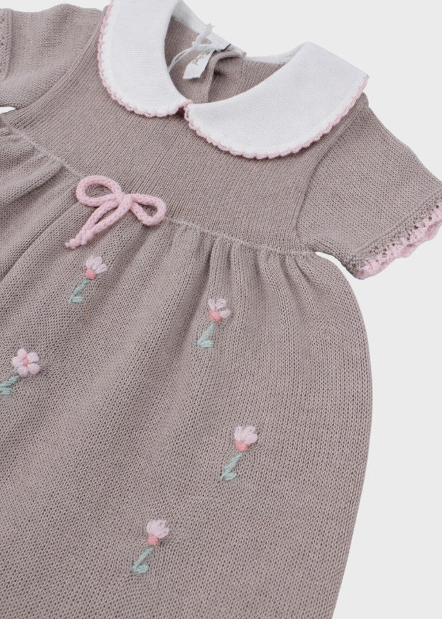 Completo Cotone Margherite Sabbia 363 corredino e abbigliamento neonato | NANU' BABY