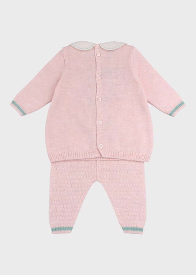 Completo Cotone Mongolfiera Rosa EK5019R corredino e abbigliamento neonato | NANU' BABY