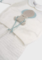 Completo Cotone Mongolfiera Verde EK5050V corredino e abbigliamento neonato | NANU' BABY