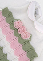 Completo Cotone Rosa Pesco EK1819 corredino e abbigliamento neonato | NANU' BABY