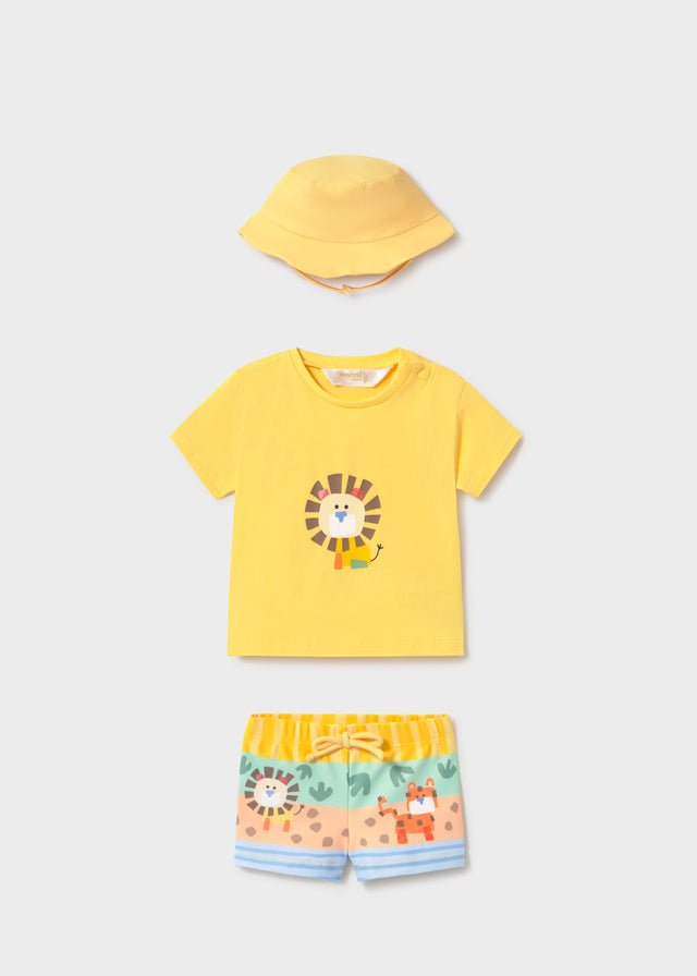 Completo Mare Giallo 3 1617/26 corredino e abbigliamento neonato | NANU' BABY