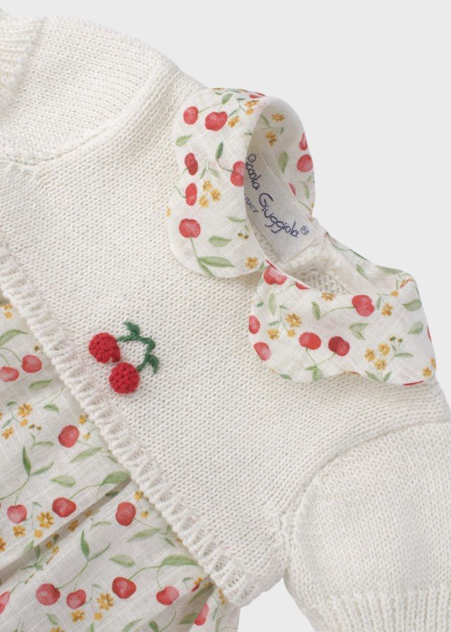Completo Nascita Ciliegine Avorio CHERRY/CNT corredino e abbigliamento neonato | NANU' BABY
