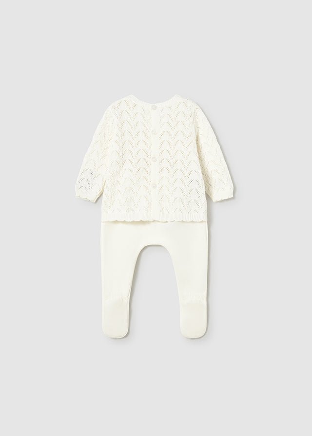 Completo Nascita Cotone Bianco 1594/11 corredino e abbigliamento neonato | NANU' BABY