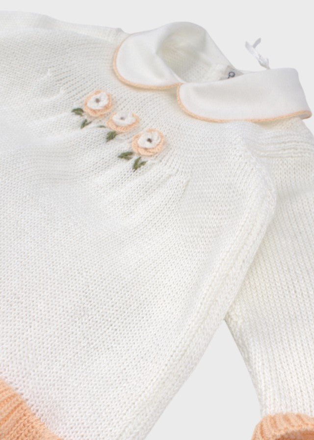 Completo Nascita Fiorellini Avorio PROVENZA/CN corredino e abbigliamento neonato | NANU' BABY