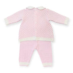 Completo Nascita Neonata Rosa 100% Lana Fiocco 7767 corredino e abbigliamento neonato | NANU' BABY