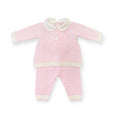 Completo Nascita Neonata Rosa 100% Lana Fiocco 7767 corredino e abbigliamento neonato | NANU' BABY