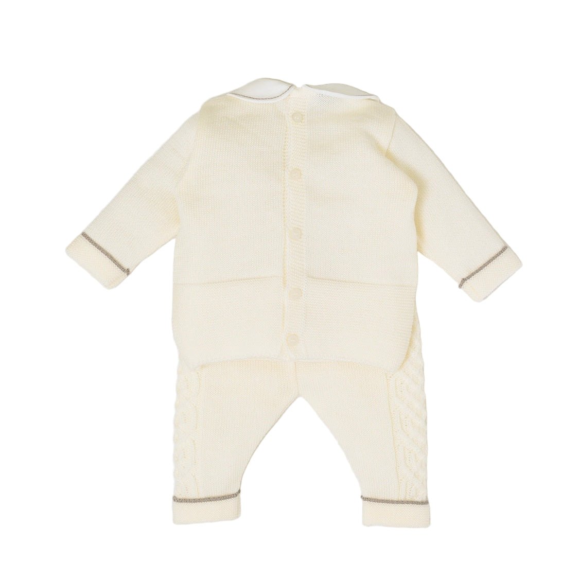 Completo Nascita Neonato Lana Vergine 100% Vaniglia IN5850/V corredino e abbigliamento neonato | NANU' BABY