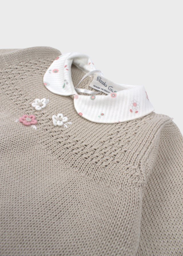 Completo Nascita Ricami Floreali NAIME/CN - T corredino e abbigliamento neonato | NANU' BABY