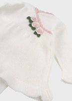 Completo Nascita Rose Bianco DELIZIA/CN corredino e abbigliamento neonato | NANU' BABY