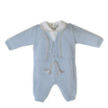 Completo Orsetto Neonato Lana Vergine 100% Cielo IN5331/C corredino e abbigliamento neonato | NANU' BABY