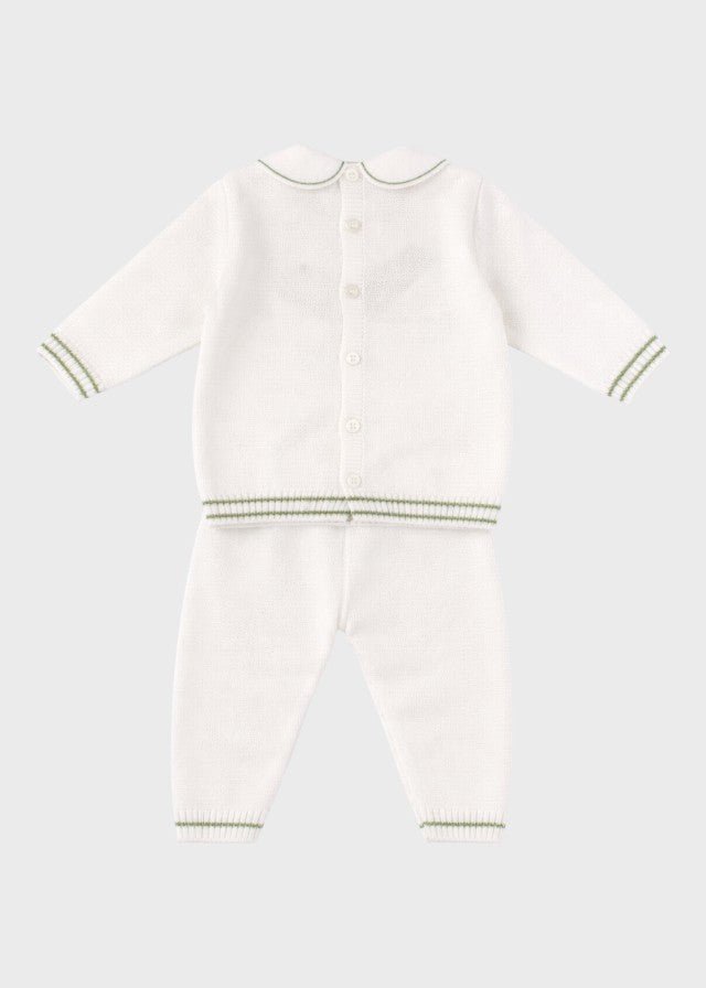 Completo Pois Orsetto Verde EK5650V corredino e abbigliamento neonato | NANU' BABY