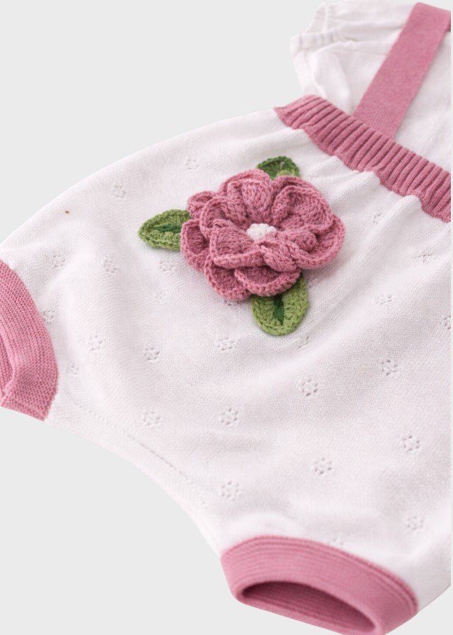 Completo Salopette Camicia Rosa FF218335/4470 corredino e abbigliamento neonato | NANU' BABY