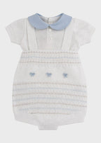 Completo Salopette Corta Cielo EK6552/C corredino e abbigliamento neonato | NANU' BABY