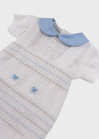 Completo Salopette Corta Cielo EK6552/C corredino e abbigliamento neonato | NANU' BABY