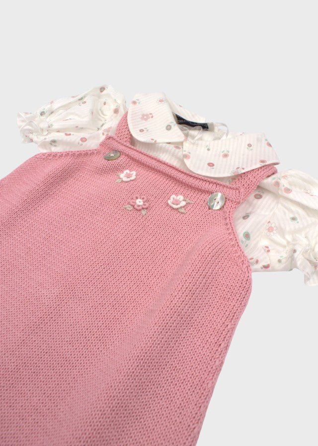 Completo Salopette Punto Vapore NAIME/AB - R corredino e abbigliamento neonato | NANU' BABY