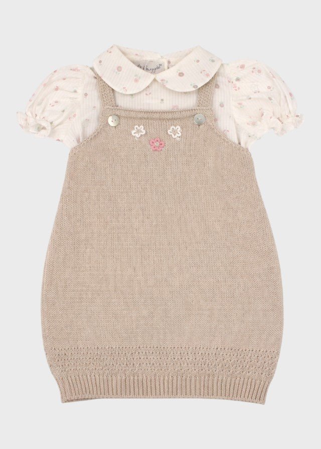 Completo Salopette Punto Vapore NAIME/AB - T corredino e abbigliamento neonato | NANU' BABY