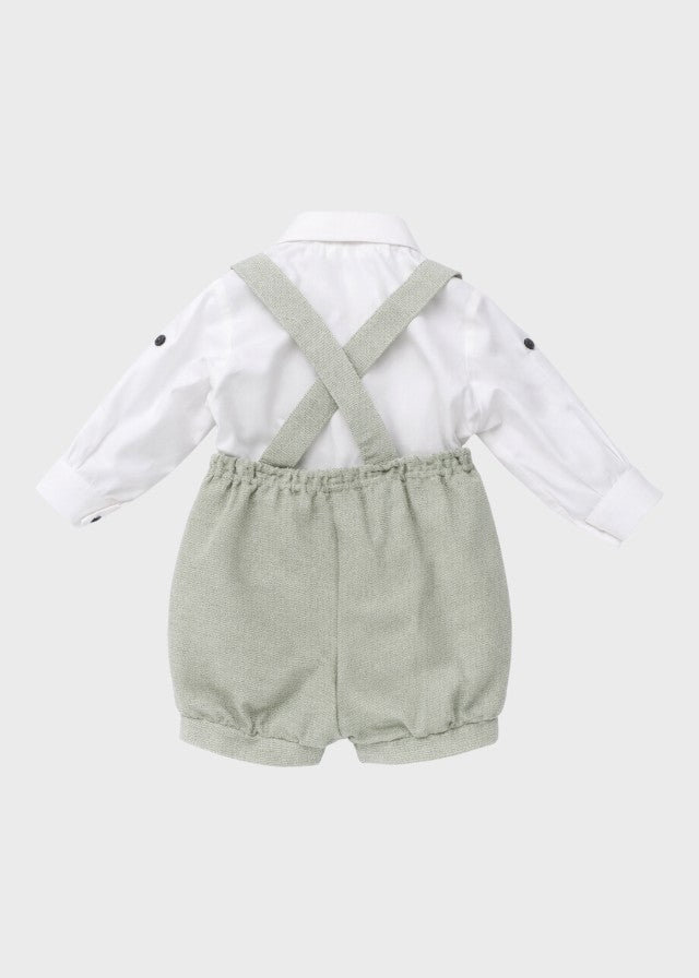 Coordinato Pantaloncino Papillon Verde corredino e abbigliamento neonato | NANU' BABY