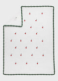 Coperta Ciliegine Ricamate Avorio CHERRY/CO corredino e abbigliamento neonato | NANU' BABY