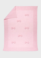Coperta Cotone Farfalle Organza Rosa 181 corredino e abbigliamento neonato | NANU' BABY