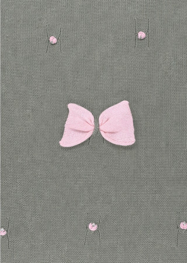 Coperta Cotone Fiorellini Ricamati BRINDISI1439 corredino e abbigliamento neonato | NANU' BABY