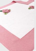 Coperta Cotone Fiori Rosa FF778328/4470 corredino e abbigliamento neonato | NANU' BABY