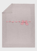 Coperta Cotone Lino Corallo 191 corredino e abbigliamento neonato | NANU' BABY