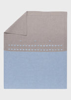 Coperta Cotone Nodini Sabbia 198/S corredino e abbigliamento neonato | NANU' BABY