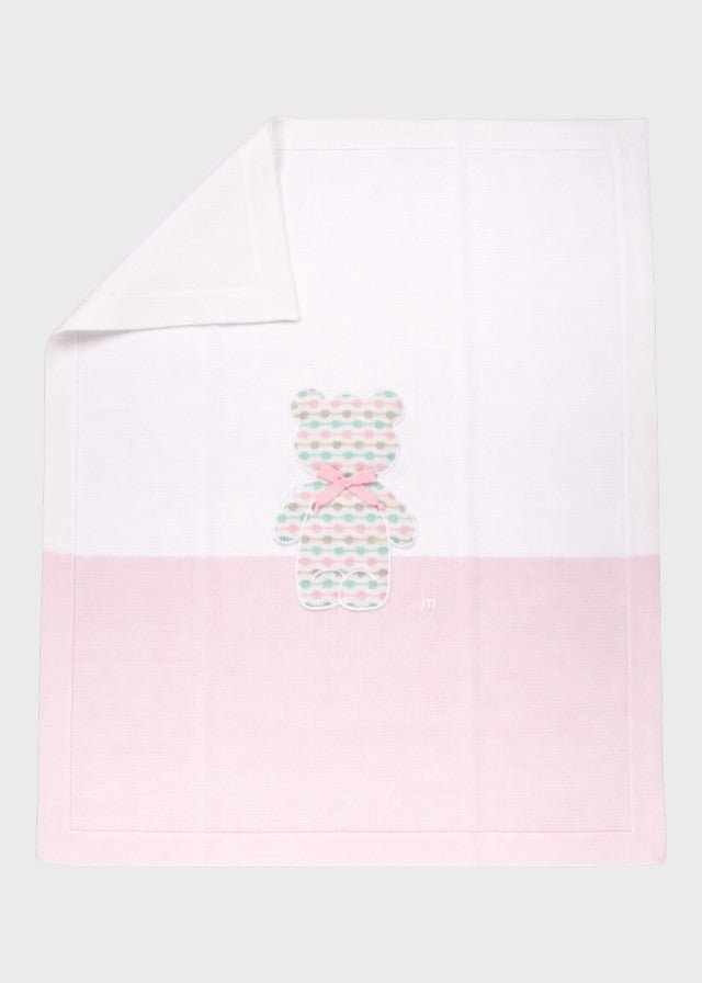 Coperta Cotone Rosa Multicolor EK5180BIS/R corredino e abbigliamento neonato | NANU' BABY