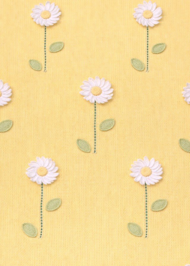 Coperta Margherite Applicate Giallo ZULEYA/CO - G corredino e abbigliamento neonato | NANU' BABY