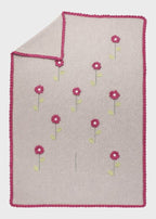 Coperta Margherite Applicate Tortora ZULEYA/CO - T corredino e abbigliamento neonato | NANU' BABY